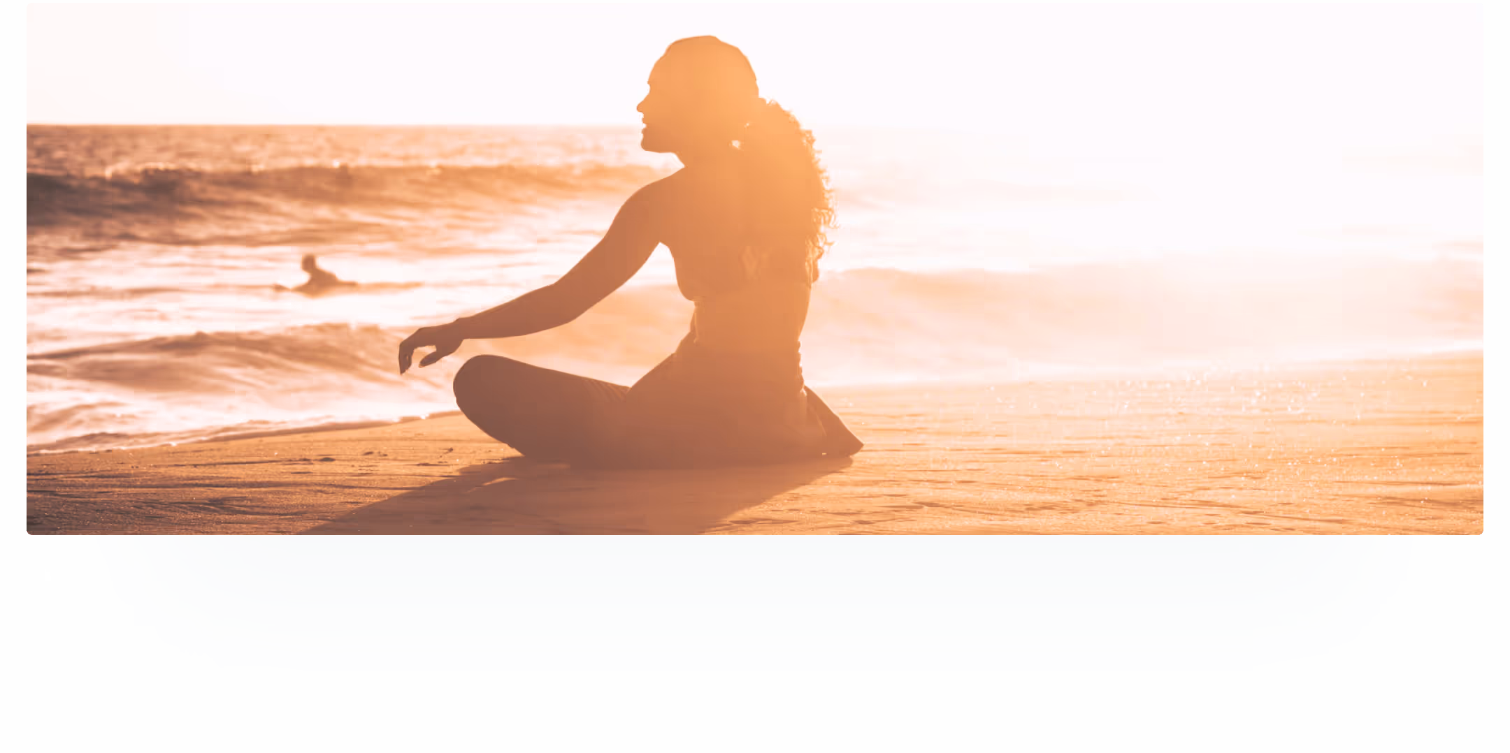 Meditation by the ocean